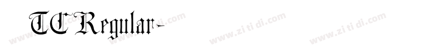 華文楷體TC Regular字体转换
